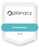 Årets partner Planacy - 2019