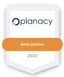 Årets partner Planacy - 2023