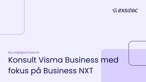 Vill du bygga framtidens affärssystem med oss? Visma Business söker fler kollegor!