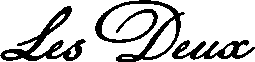 Les deux black logo