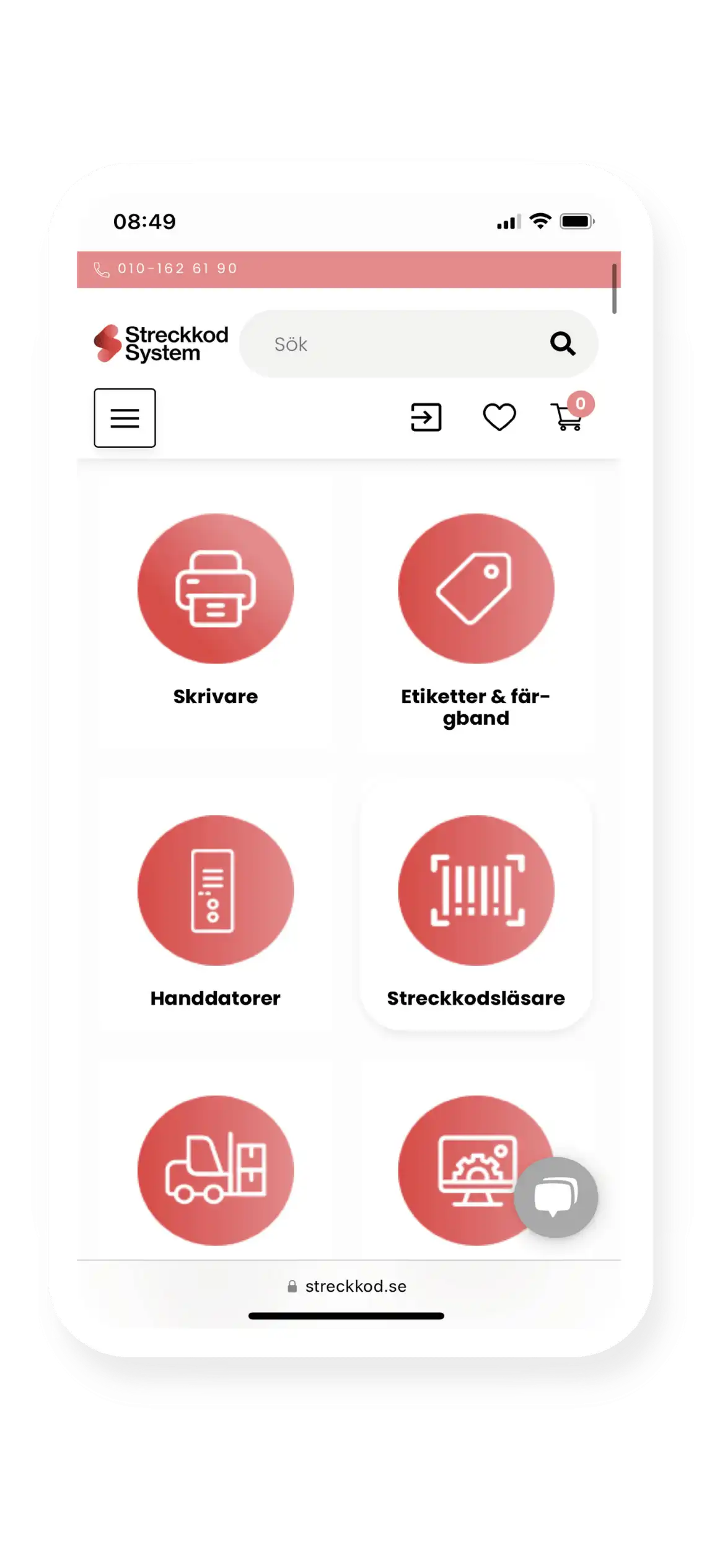 Mobil mobile view kundcase Streckkod2