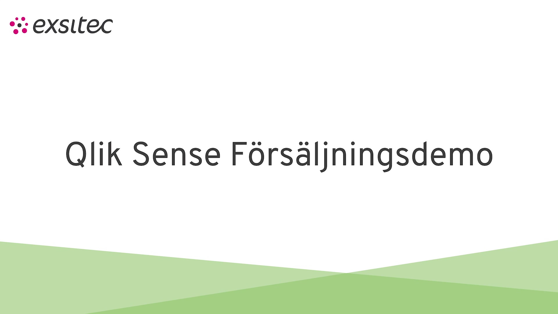 Video: Qlik Sense Försäljningsdemo