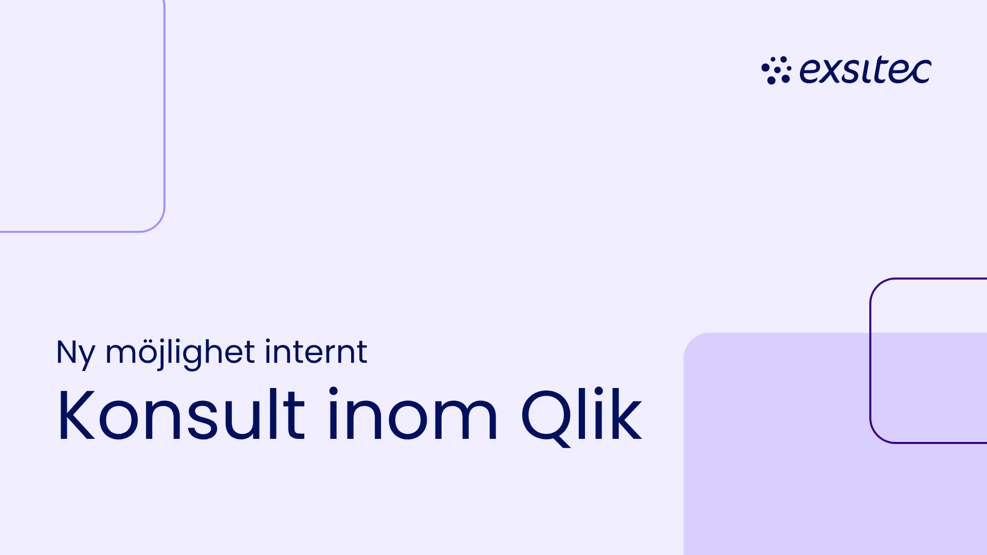 Ny intern möjlighet: Bli vår nästa konsult inom Qlik!