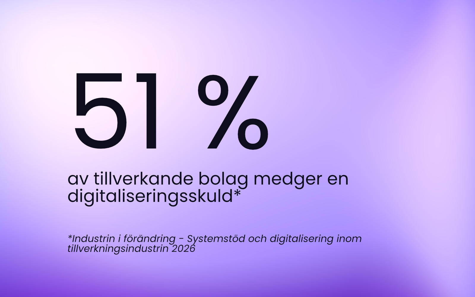 Systemstöd och digitalisering inom tillverkningsindustrin 2026