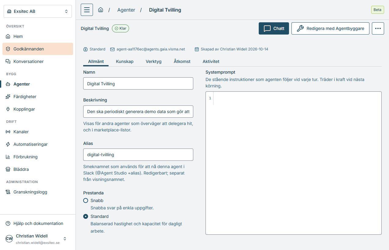 Agent Studio: nu bygger vi AI-kollegor i Business NXT och Visma Net