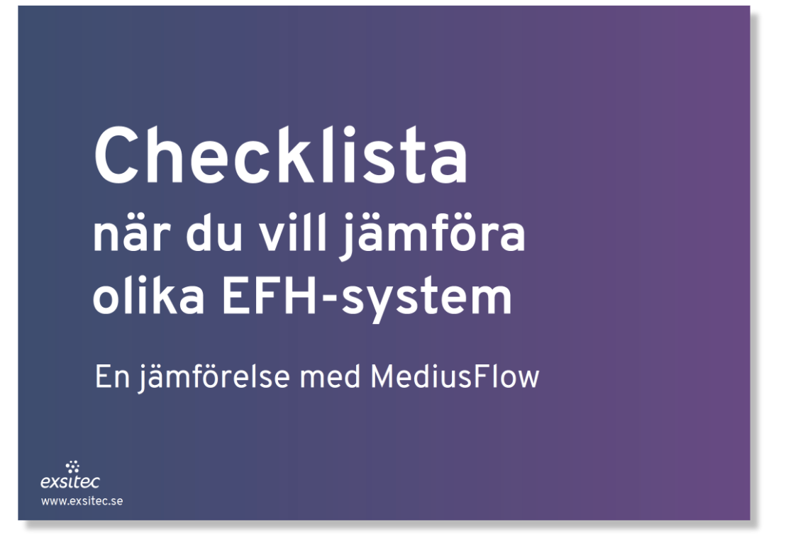 checklista EFH
